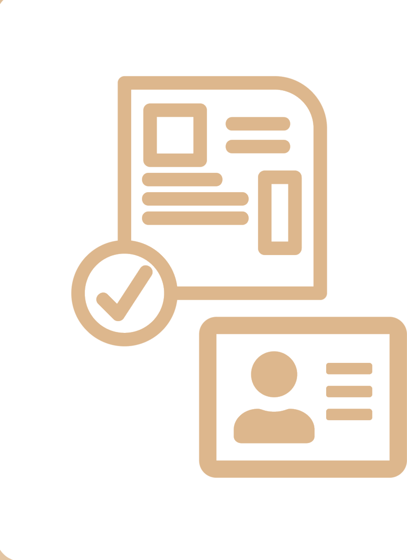 CV y datos de contacto